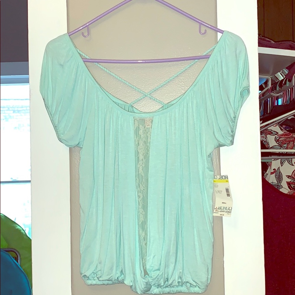 Women’s teal blouse